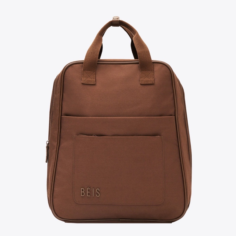 Beis Expandable Backpack in maple - Picture 2 of 3